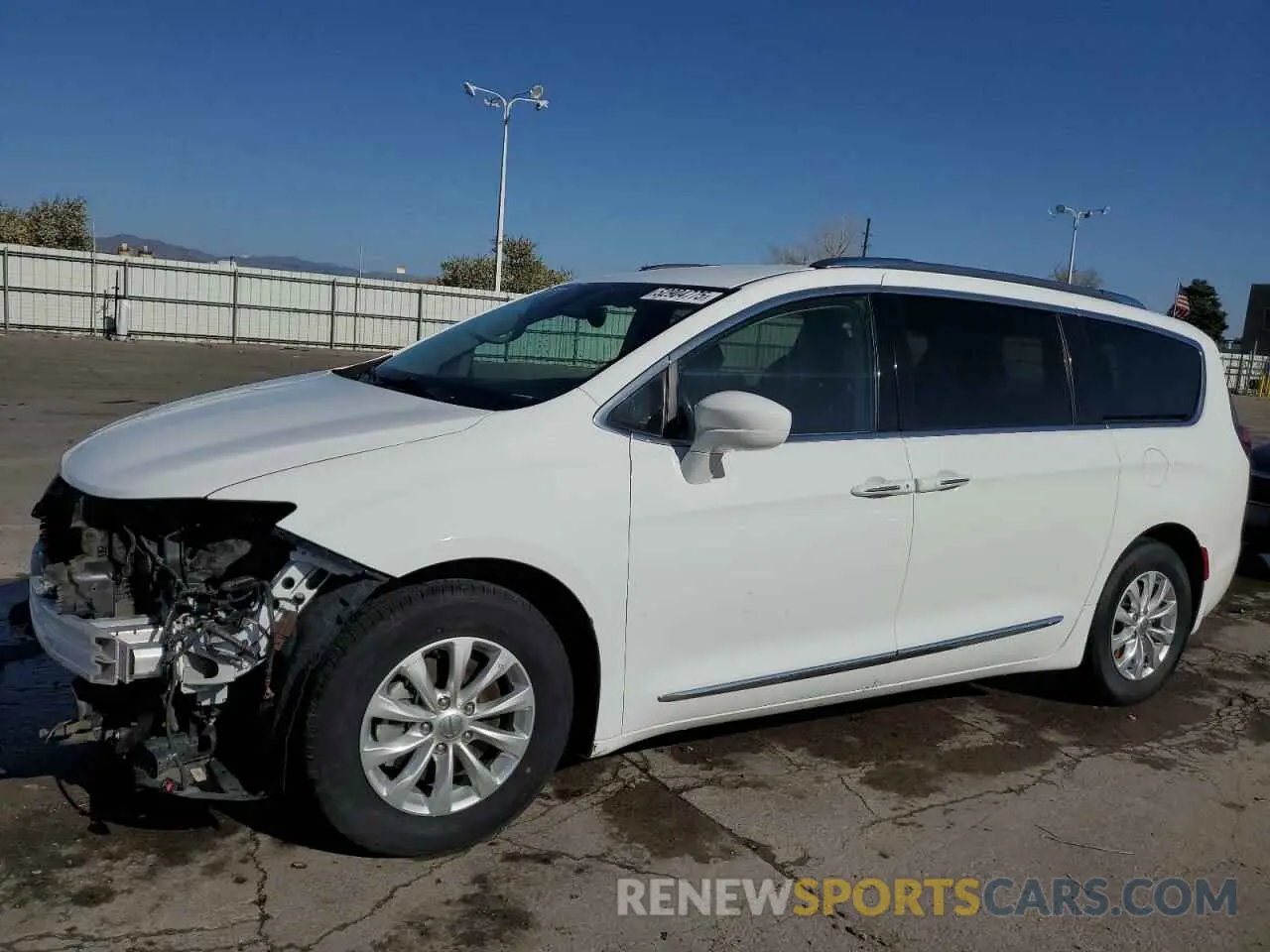 1 Photograph of a damaged car 2C4RC1BG7KR650905 CHRYSLER PACIFICA 2019