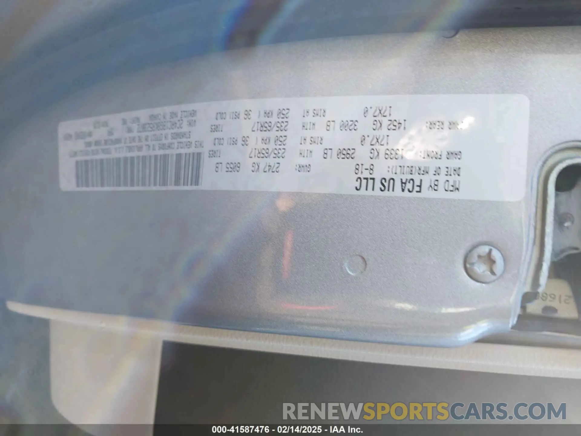 9 Photograph of a damaged car 2C4RC1BG8KR523872 CHRYSLER PACIFICA 2019