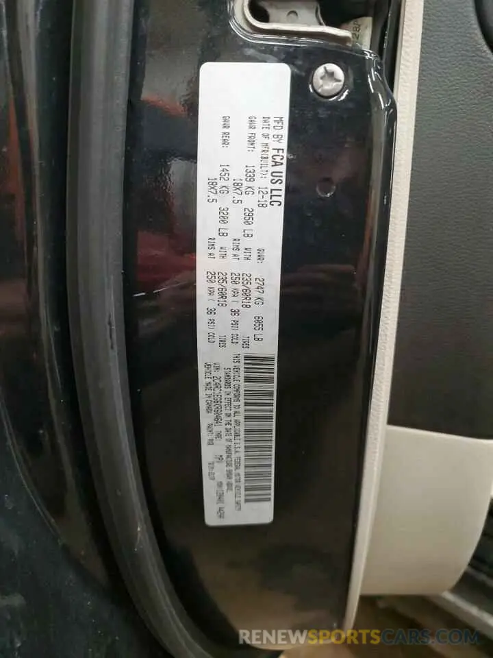 13 Photograph of a damaged car 2C4RC1EG6KR604641 CHRYSLER PACIFICA 2019