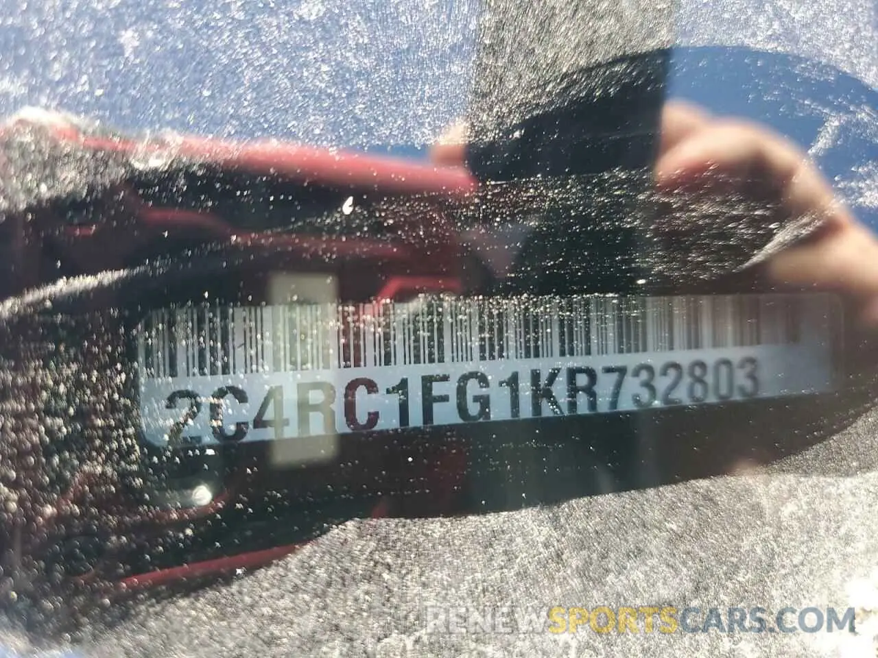 15 Photograph of a damaged car 2C4RC1FG1KR732803 CHRYSLER PACIFICA 2019