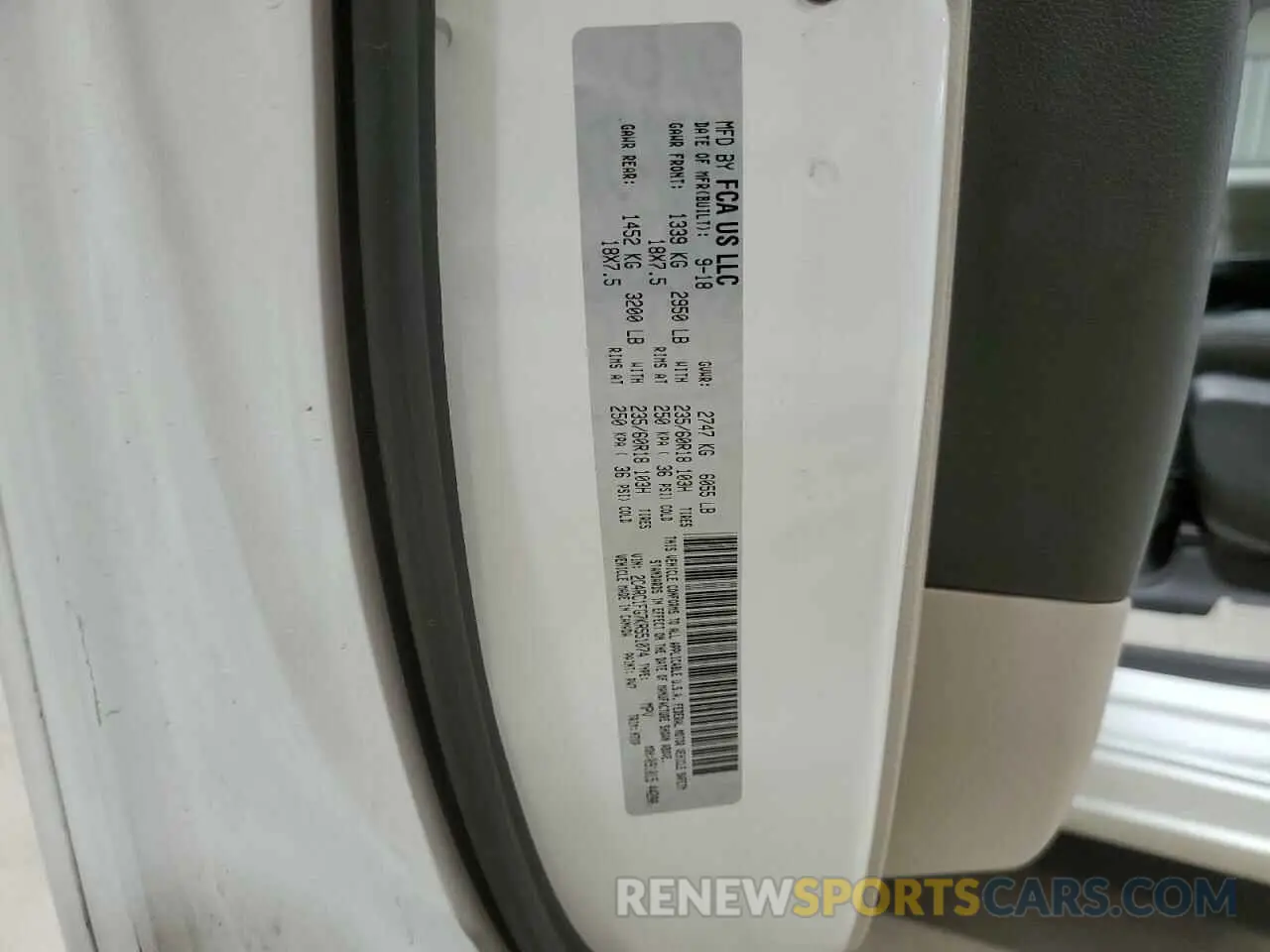 13 Photograph of a damaged car 2C4RC1FG7KR551074 CHRYSLER PACIFICA 2019
