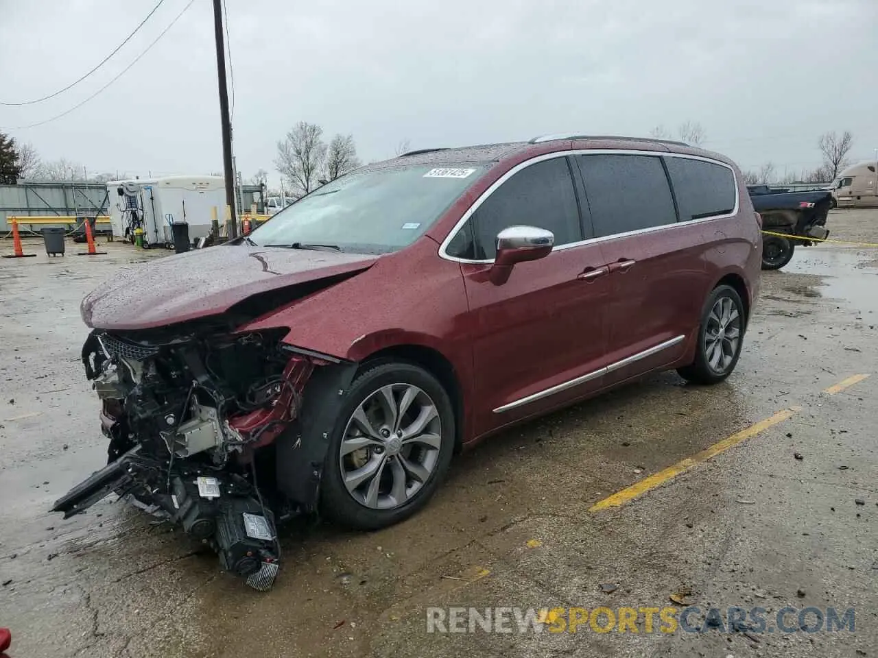 1 Photograph of a damaged car 2C4RC1GG5KR714318 CHRYSLER PACIFICA 2019