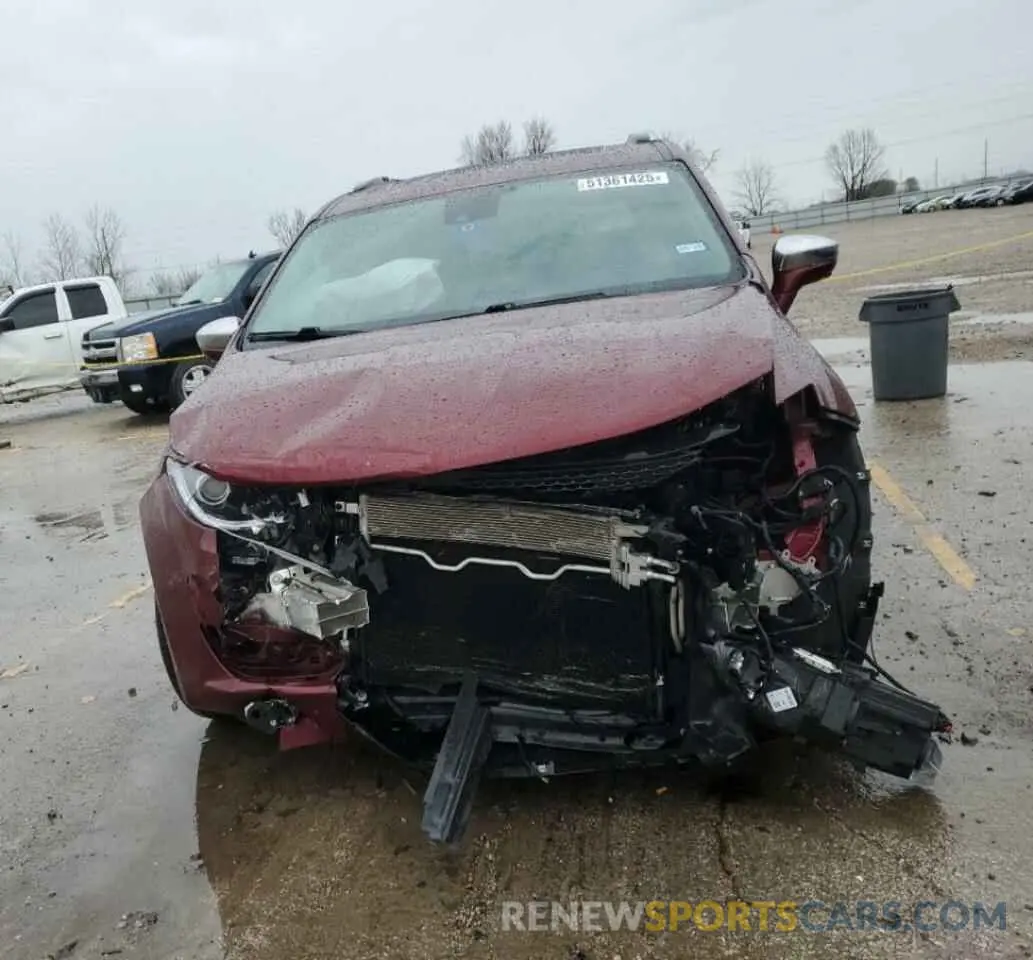 5 Photograph of a damaged car 2C4RC1GG5KR714318 CHRYSLER PACIFICA 2019