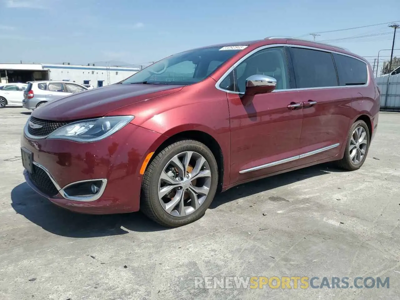 1 Photograph of a damaged car 2C4RC1GG6KR706440 CHRYSLER PACIFICA 2019