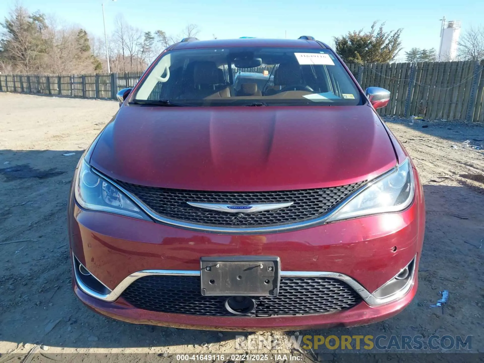 12 Photograph of a damaged car 2C4RC1GG9KR627909 CHRYSLER PACIFICA 2019