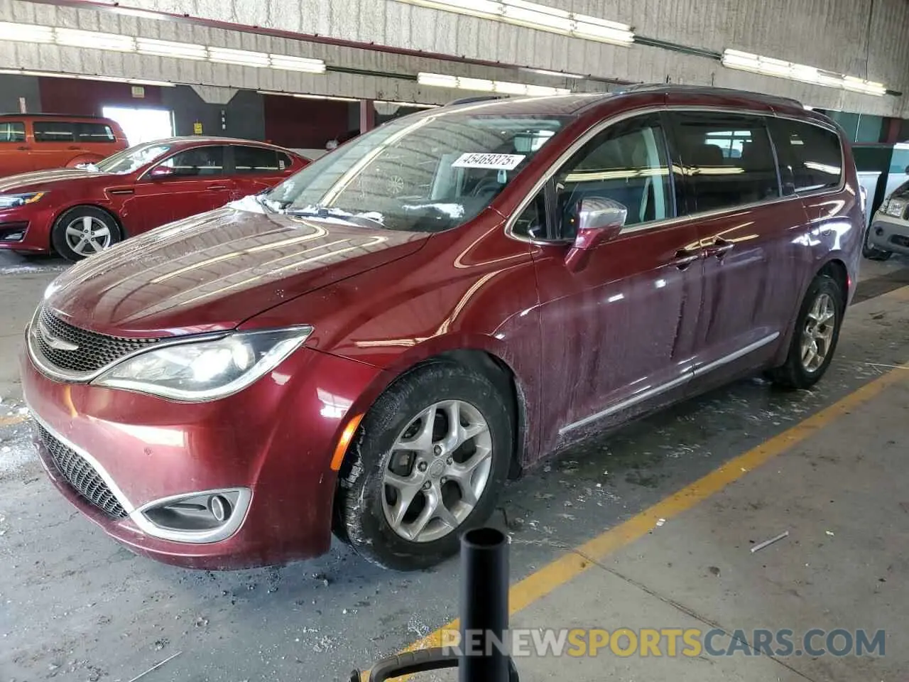 1 Photograph of a damaged car 2C4RC1GG9KR703080 CHRYSLER PACIFICA 2019