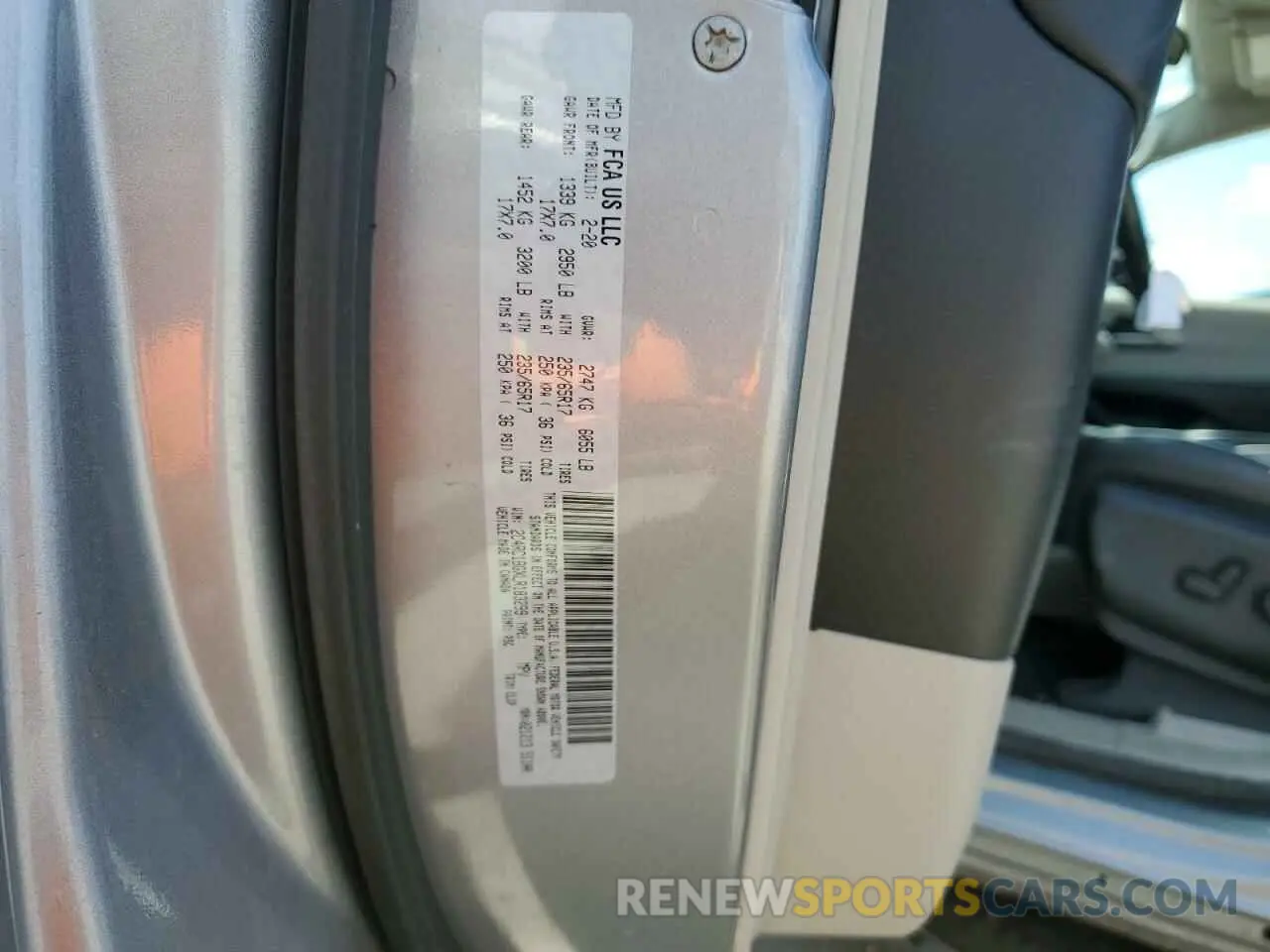 12 Photograph of a damaged car 2C4RC1BGXLR183299 CHRYSLER PACIFICA 2020