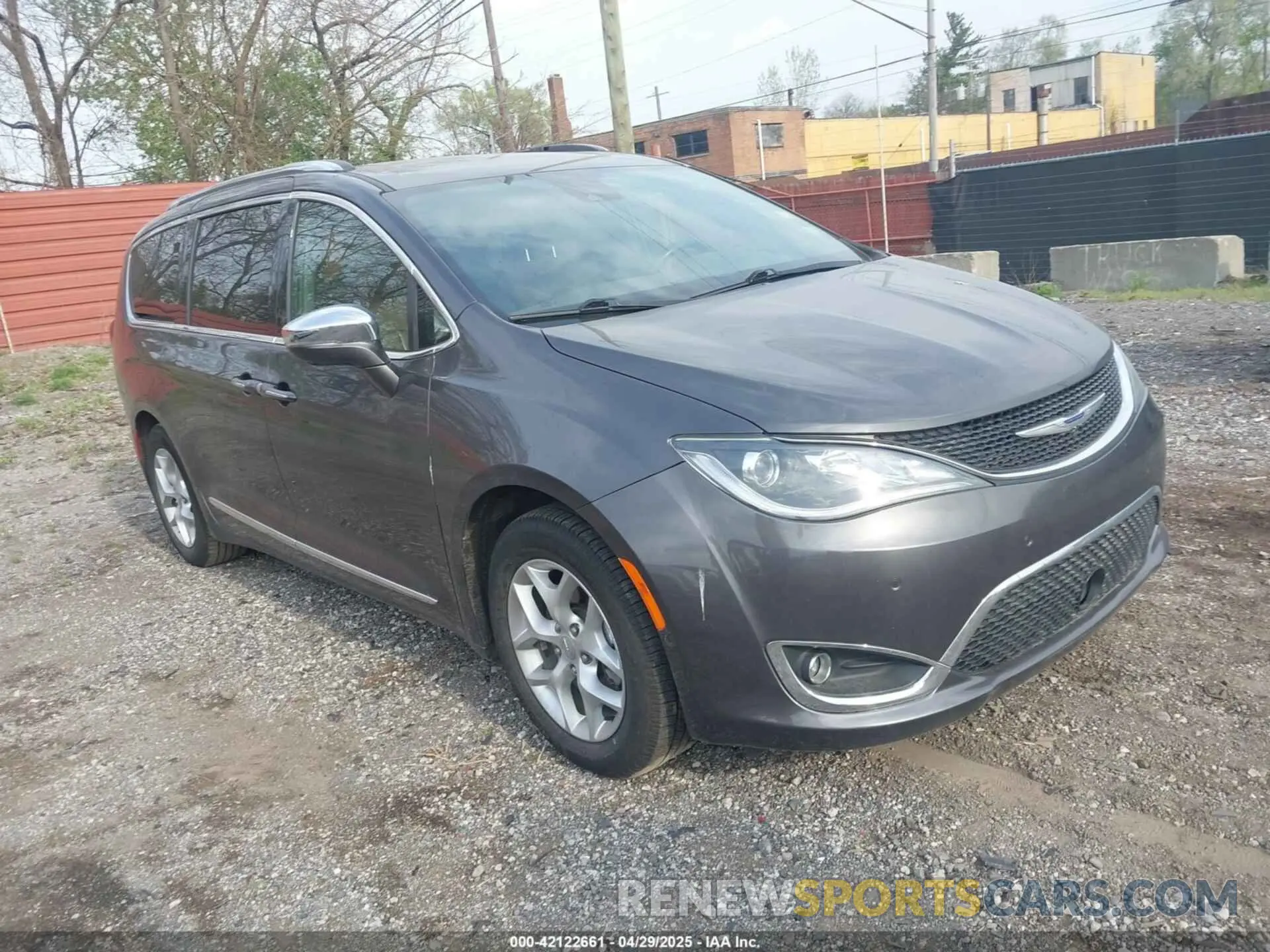 1 Photograph of a damaged car 2C4RC1GG2LR151861 CHRYSLER PACIFICA 2020