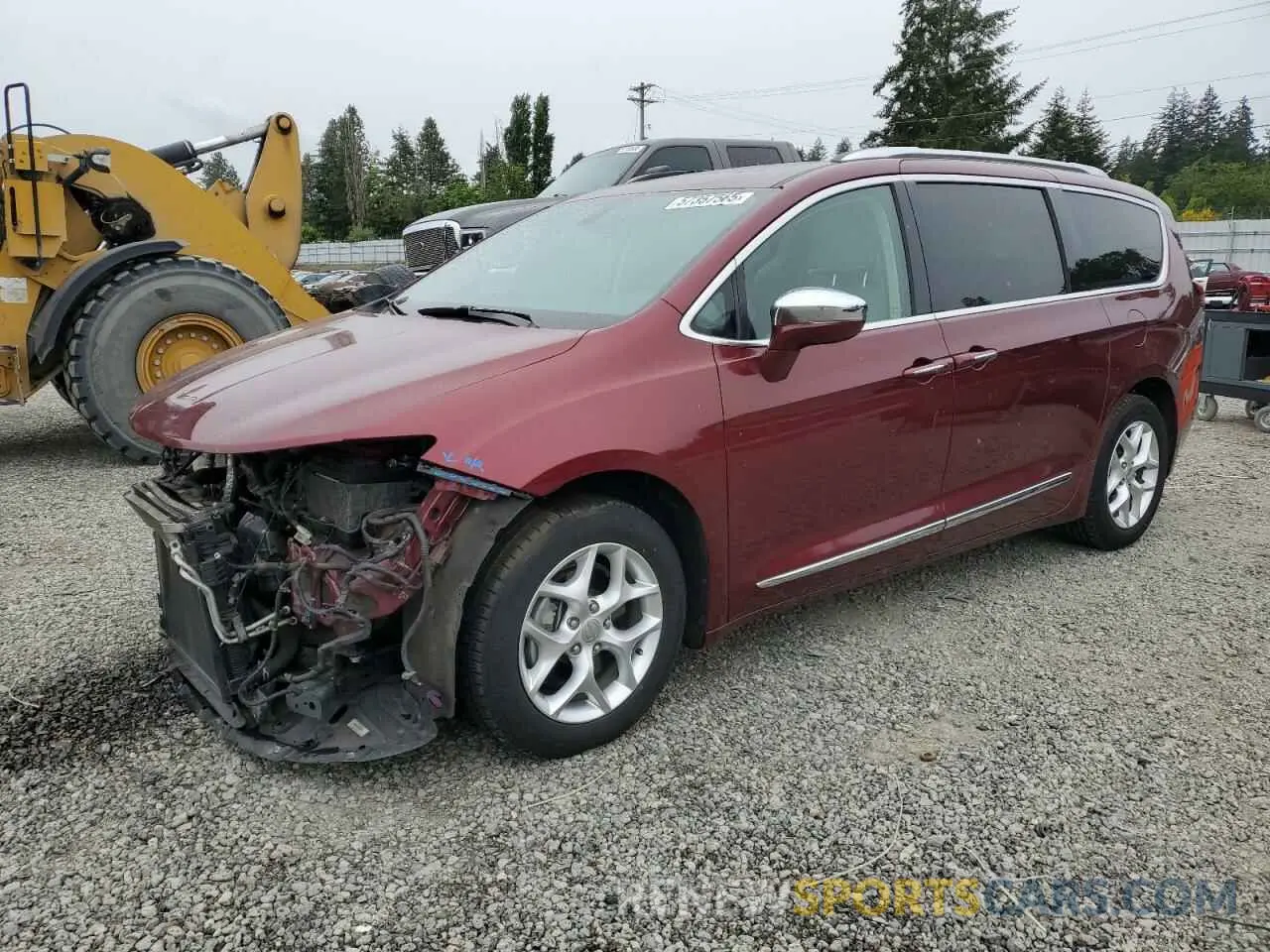 1 Photograph of a damaged car 2C4RC1GG4LR176003 CHRYSLER PACIFICA 2020