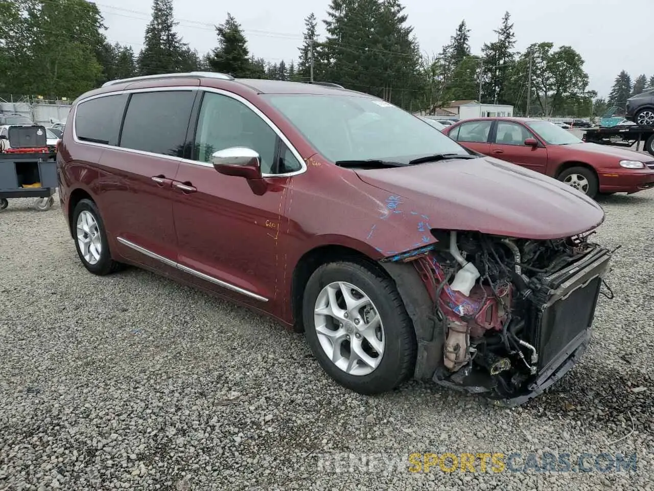 4 Photograph of a damaged car 2C4RC1GG4LR176003 CHRYSLER PACIFICA 2020