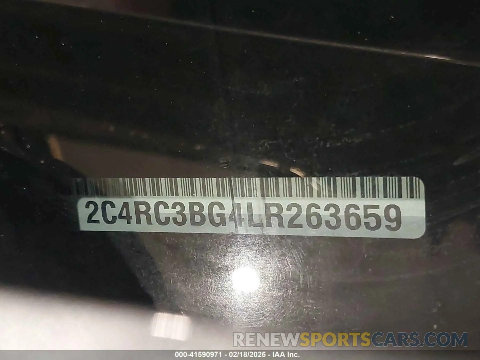 9 Photograph of a damaged car 2C4RC3BG4LR263659 CHRYSLER PACIFICA 2020