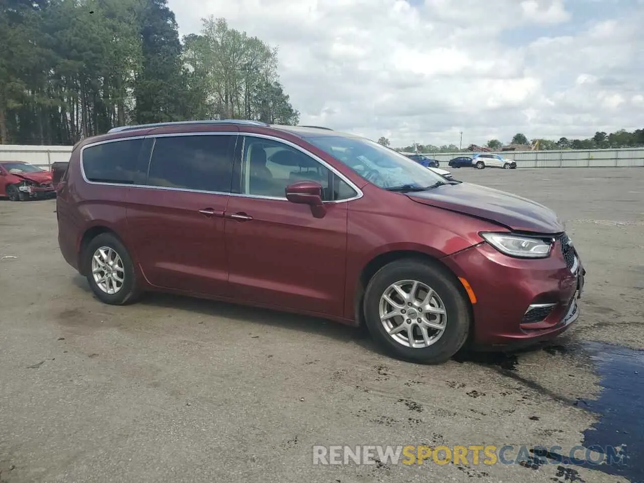 4 Photograph of a damaged car 2C4RC1BG0MR552883 CHRYSLER PACIFICA 2021