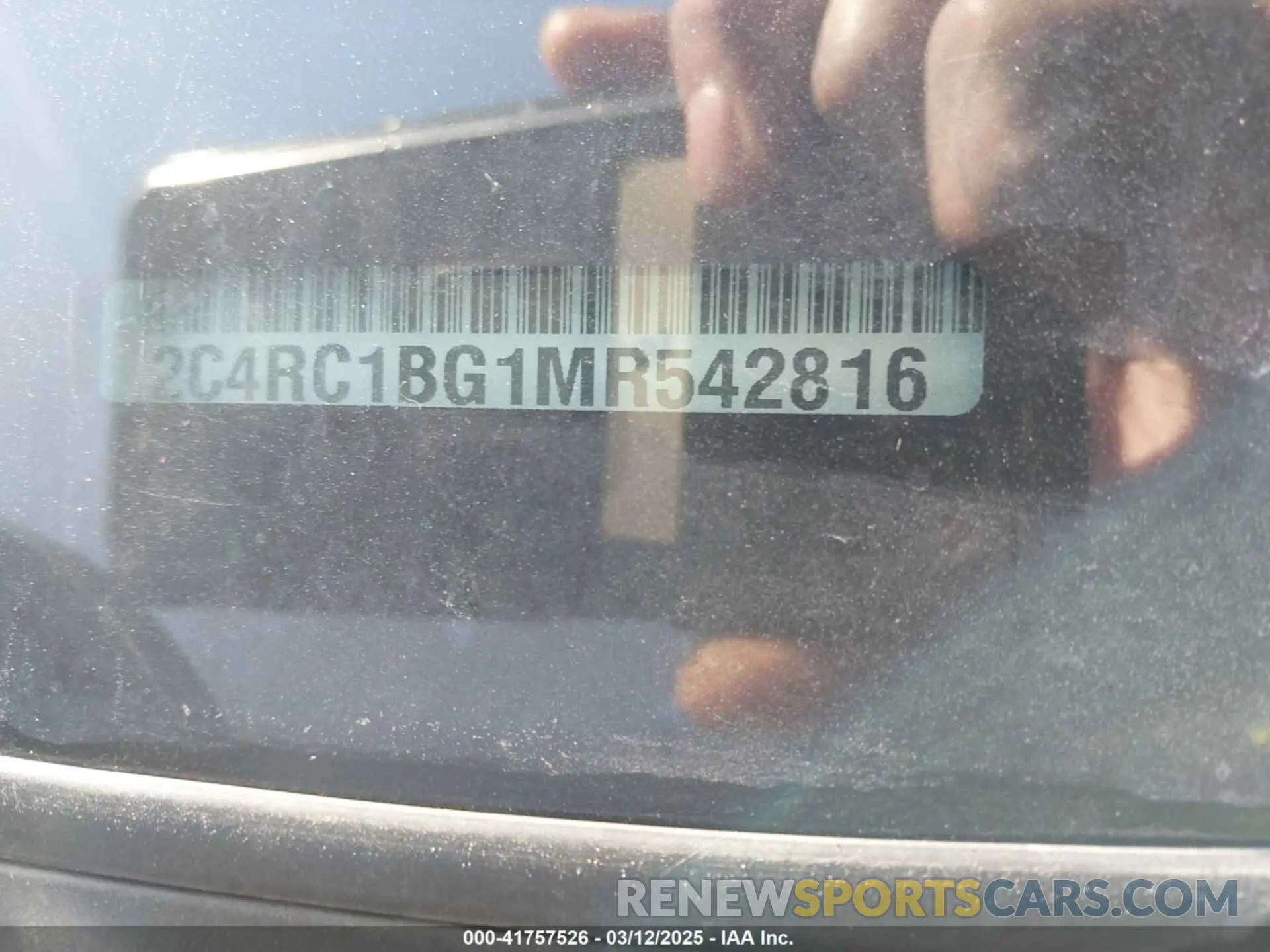 9 Photograph of a damaged car 2C4RC1BG1MR542816 CHRYSLER PACIFICA 2021