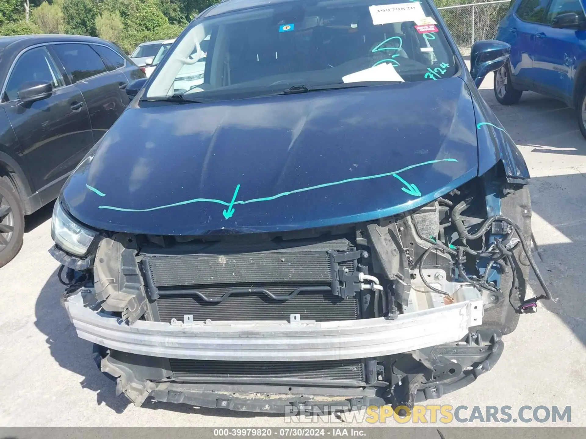 12 Photograph of a damaged car 2C4RC1BG1MR598206 CHRYSLER PACIFICA 2021