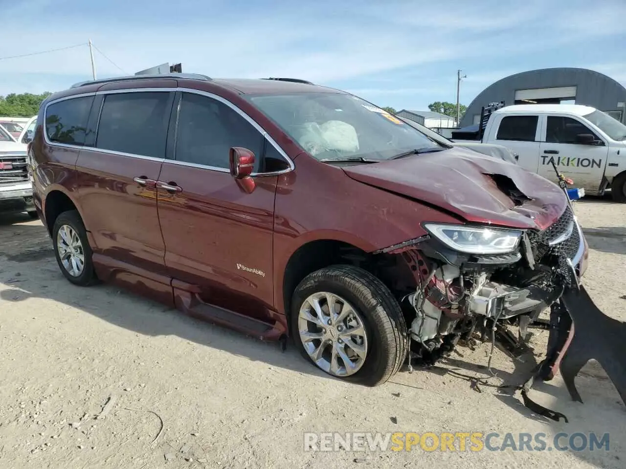 4 Photograph of a damaged car 2C4RC1BG2MR553176 CHRYSLER PACIFICA 2021