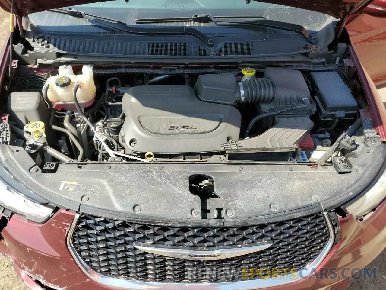 14 Photograph of a damaged car 2C4RC1BG3MR528173 CHRYSLER PACIFICA 2021