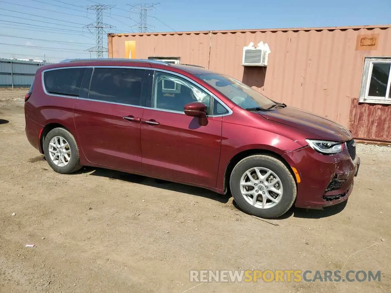 4 Photograph of a damaged car 2C4RC1BG3MR528173 CHRYSLER PACIFICA 2021