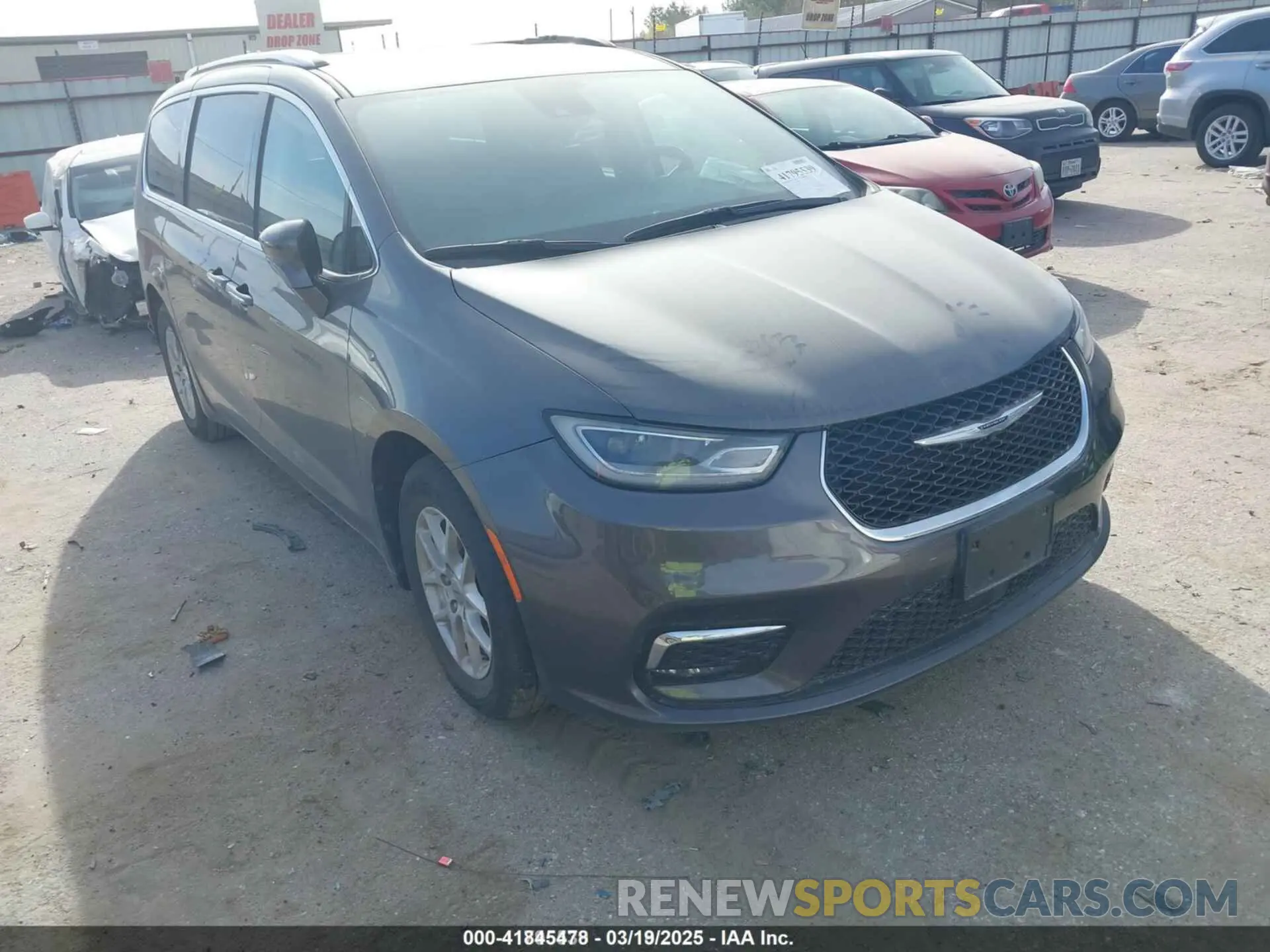 1 Photograph of a damaged car 2C4RC1BG3MR574490 CHRYSLER PACIFICA 2021