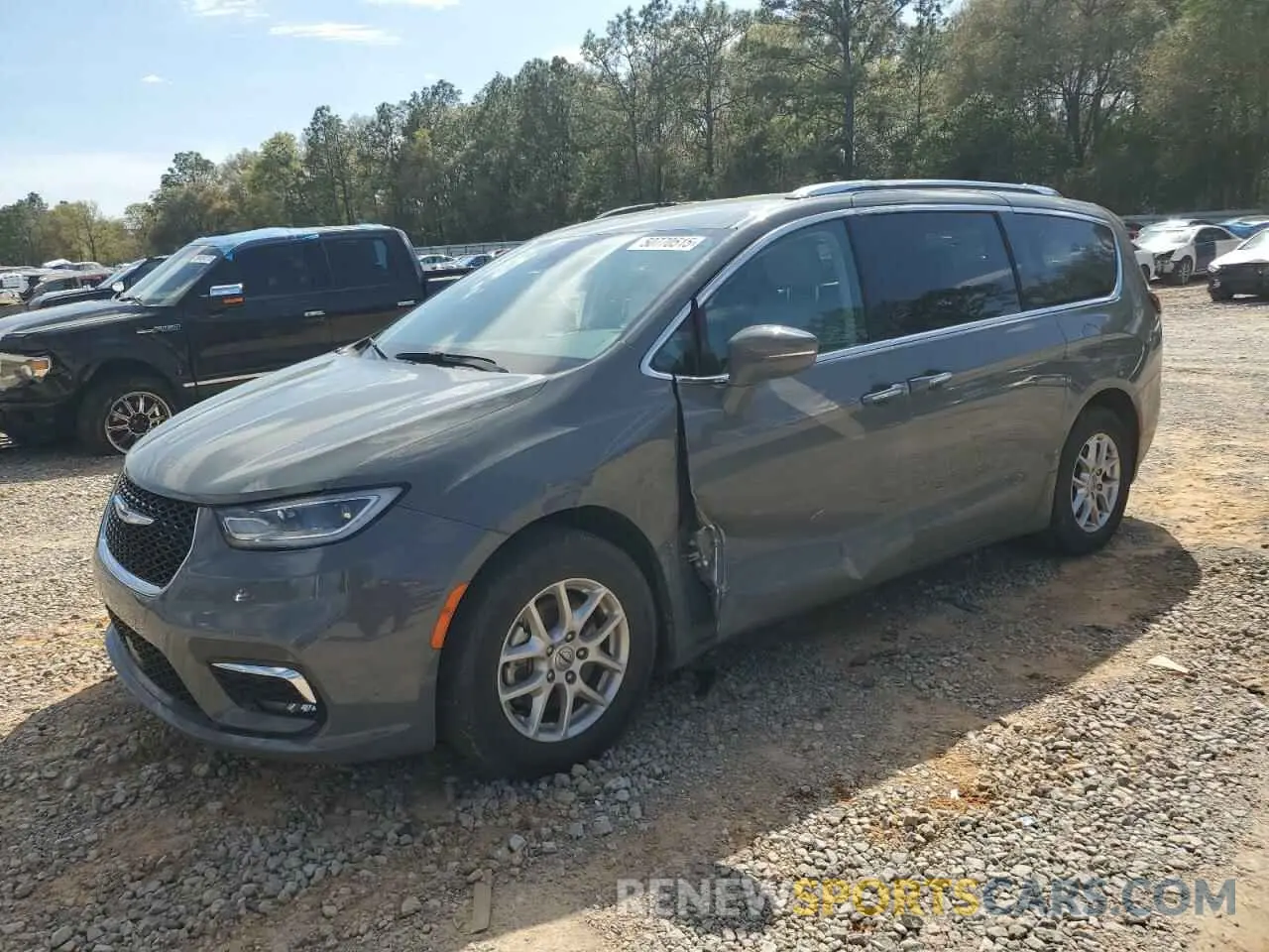 1 Photograph of a damaged car 2C4RC1BG8MR591978 CHRYSLER PACIFICA 2021