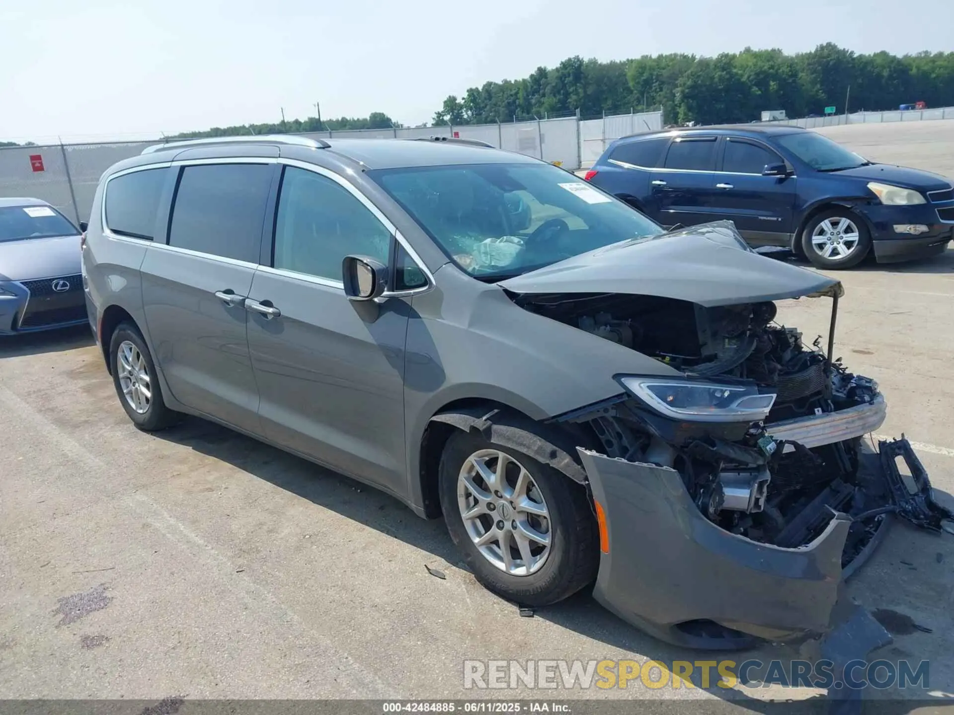 1 Photograph of a damaged car 2C4RC1BG9MR597496 CHRYSLER PACIFICA 2021