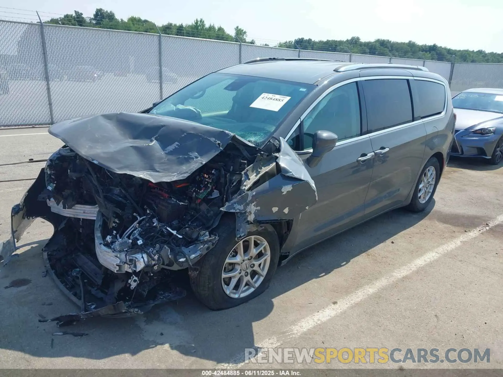 2 Photograph of a damaged car 2C4RC1BG9MR597496 CHRYSLER PACIFICA 2021