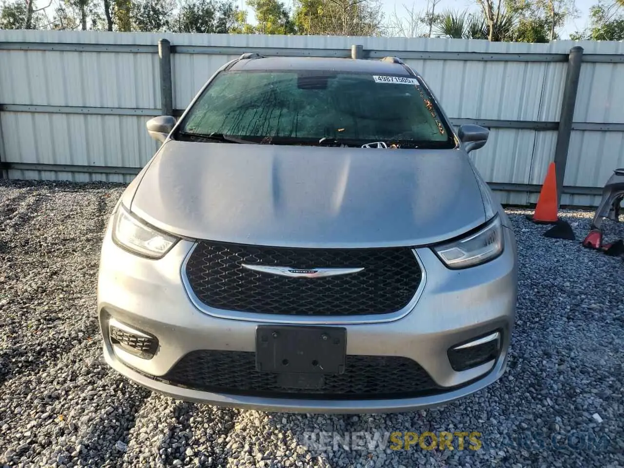 5 Photograph of a damaged car 2C4RC1BGXMR592176 CHRYSLER PACIFICA 2021