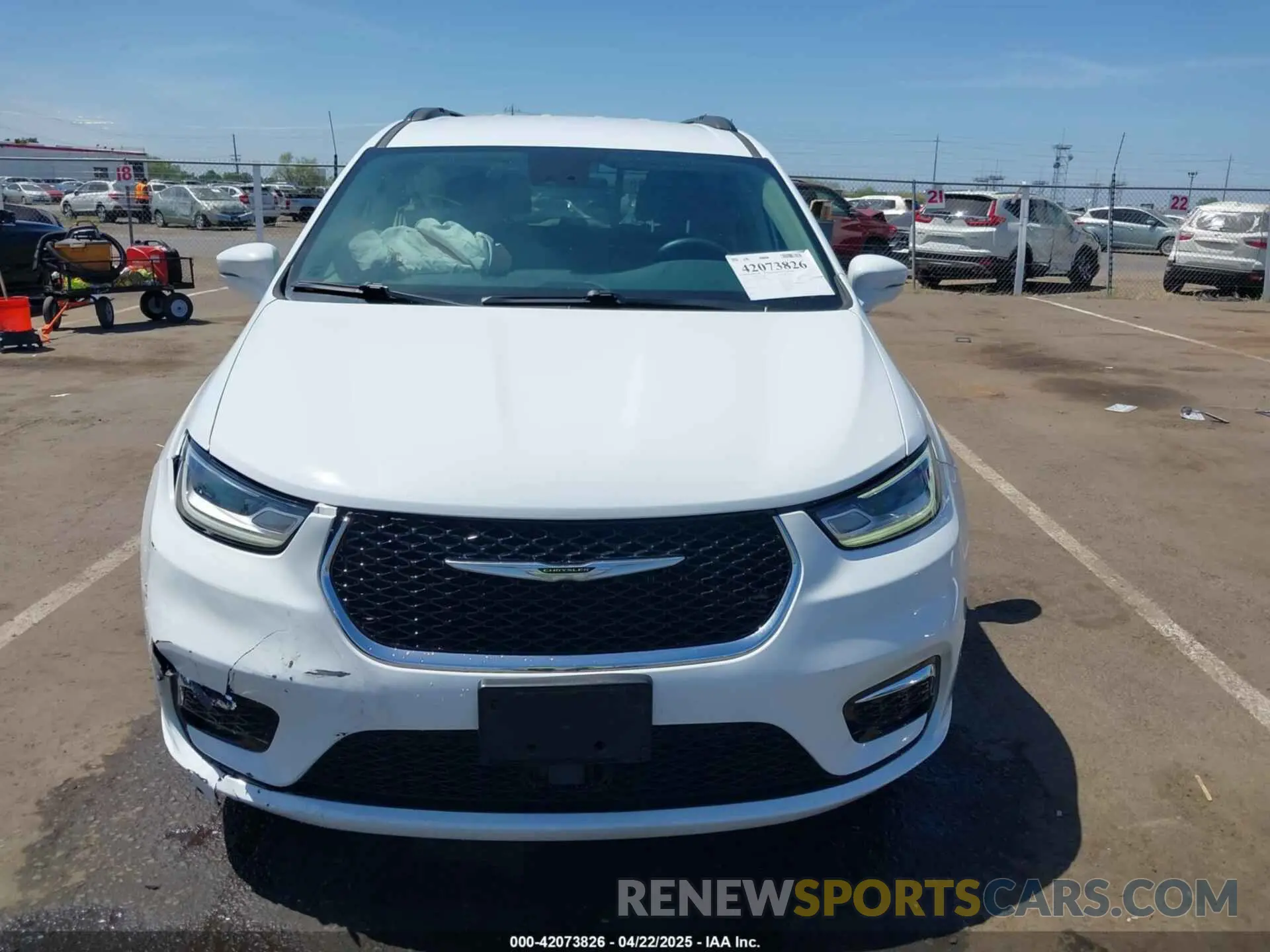 12 Photograph of a damaged car 2C4RC1FG3MR596158 CHRYSLER PACIFICA 2021
