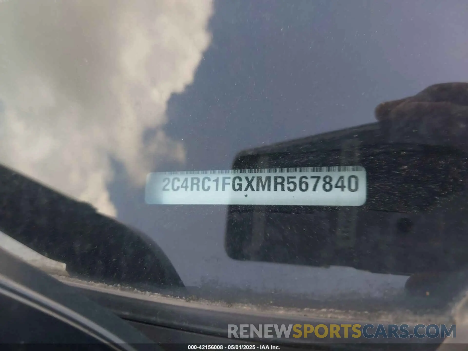 9 Photograph of a damaged car 2C4RC1FGXMR567840 CHRYSLER PACIFICA 2021