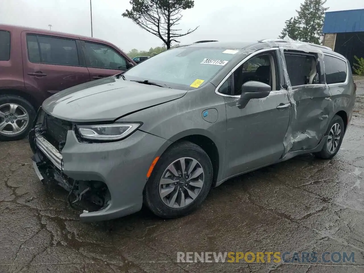 1 Photograph of a damaged car 2C4RC1L76MR596689 CHRYSLER PACIFICA 2021