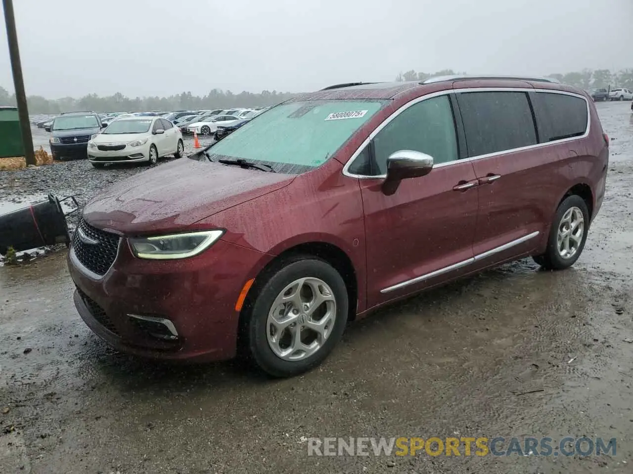 1 Photograph of a damaged car 2C4RC3GG5MR553967 CHRYSLER PACIFICA 2021