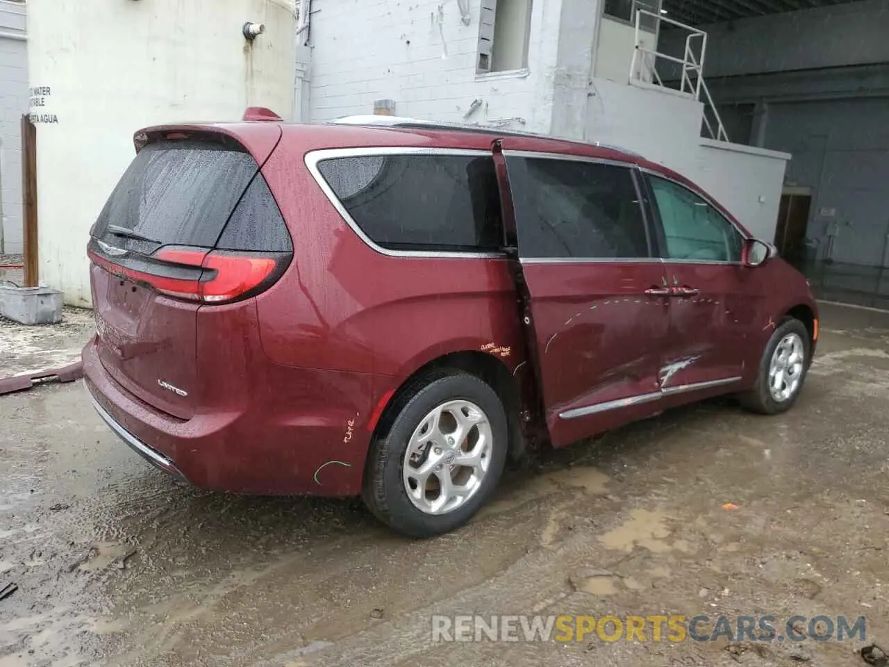 3 Photograph of a damaged car 2C4RC3GG5MR553967 CHRYSLER PACIFICA 2021