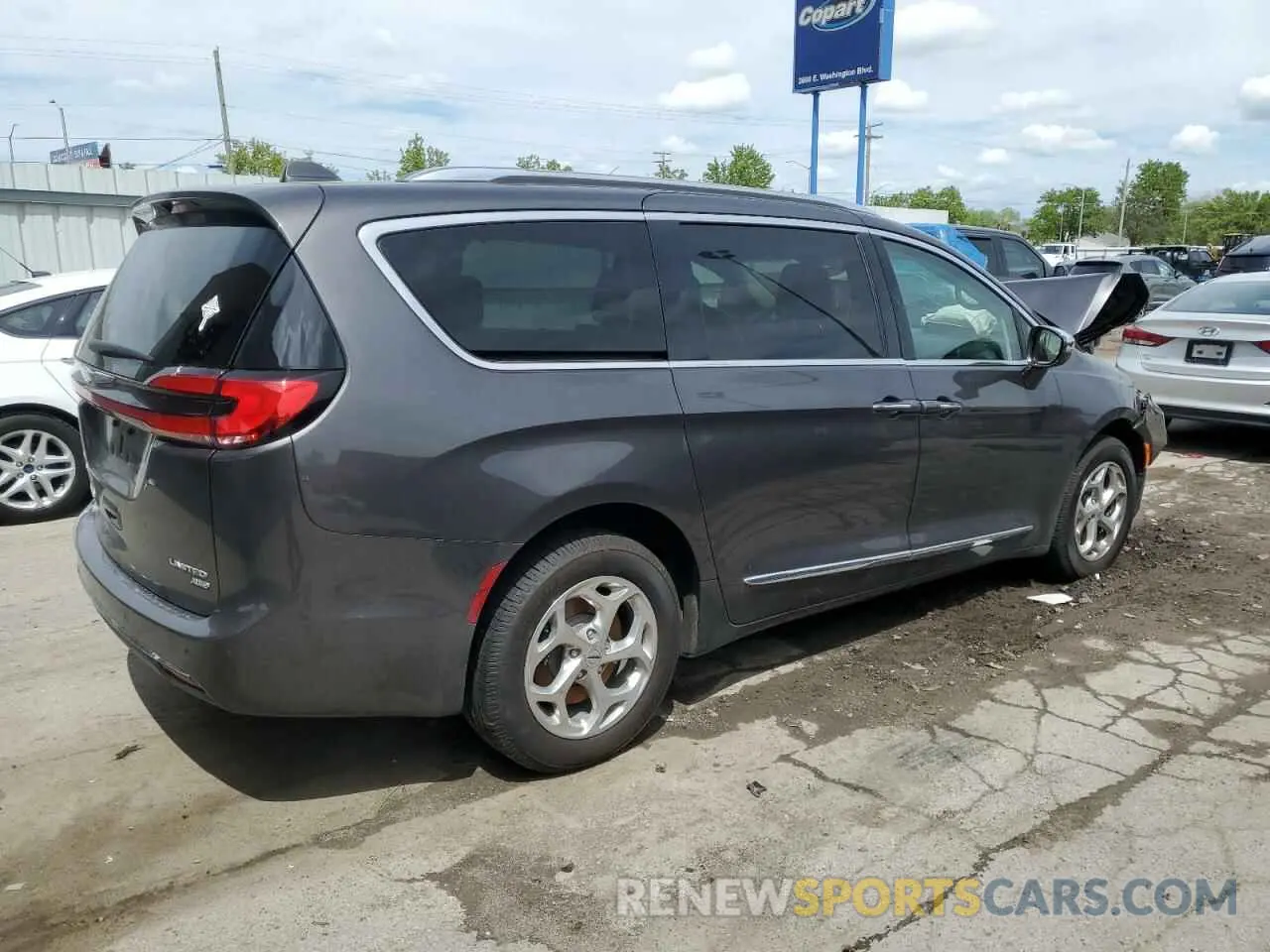 3 Photograph of a damaged car 2C4RC3GGXMR595485 CHRYSLER PACIFICA 2021