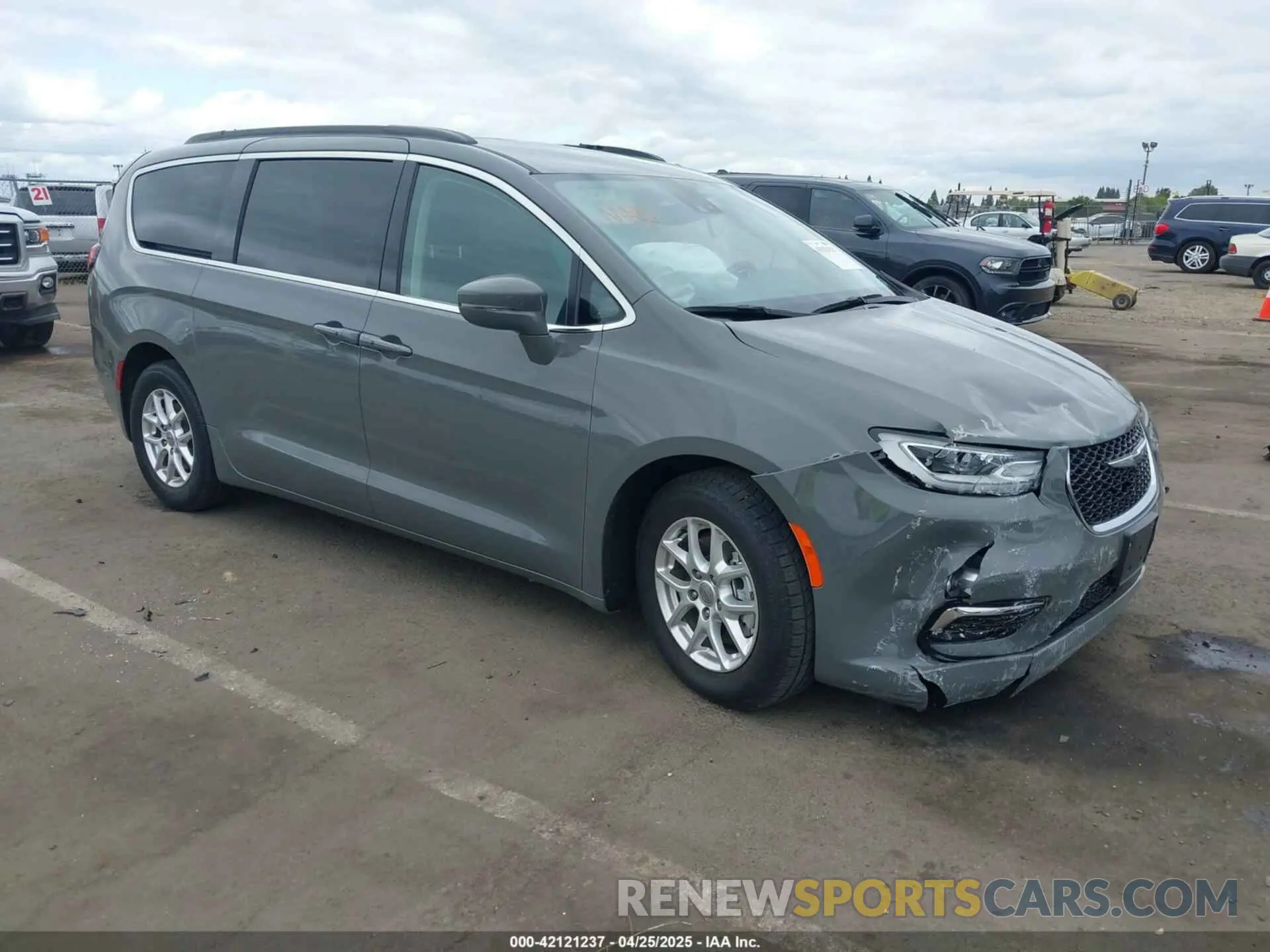 1 Photograph of a damaged car 2C4RC1BG0NR150377 CHRYSLER PACIFICA 2022