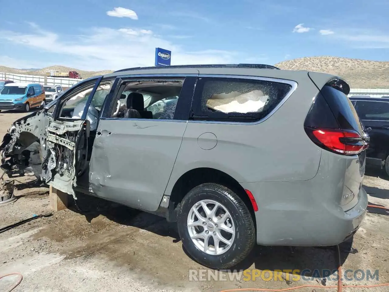 2 Photograph of a damaged car 2C4RC1BG0NR168300 CHRYSLER PACIFICA 2022