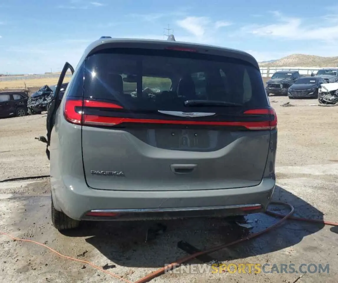 6 Photograph of a damaged car 2C4RC1BG0NR168300 CHRYSLER PACIFICA 2022