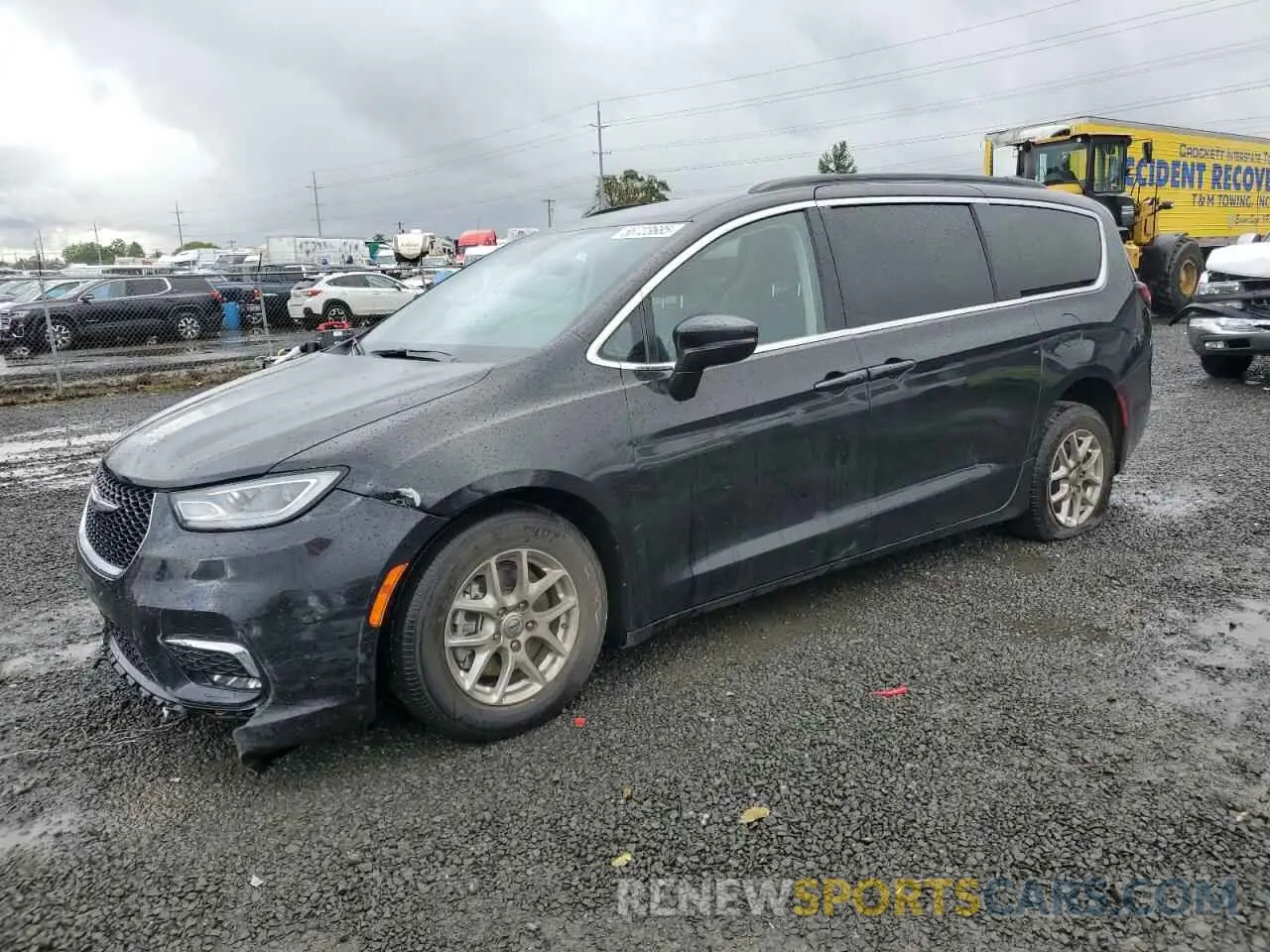 1 Photograph of a damaged car 2C4RC1BG1NR168130 CHRYSLER PACIFICA 2022