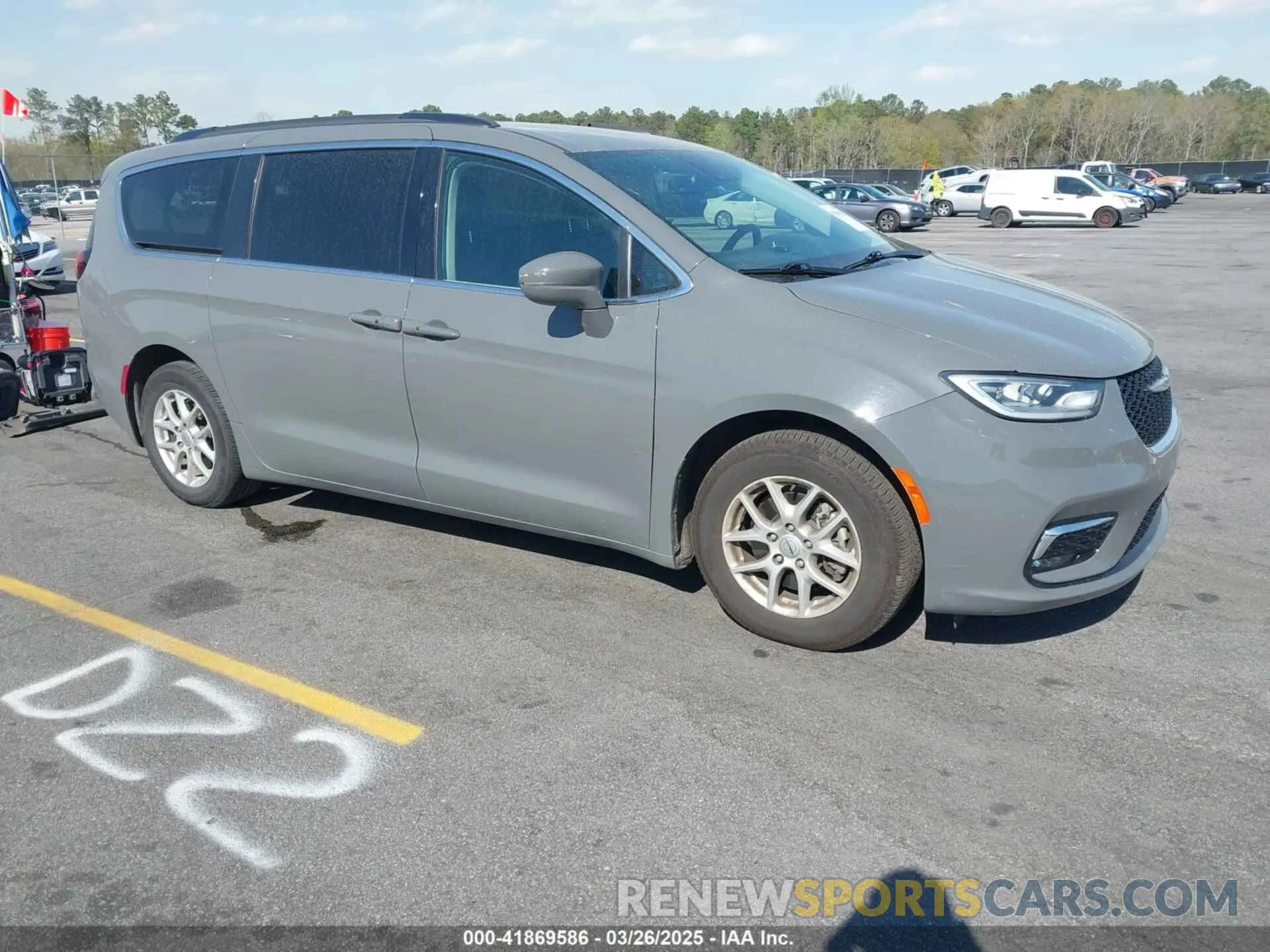 1 Photograph of a damaged car 2C4RC1BG2NR118014 CHRYSLER PACIFICA 2022