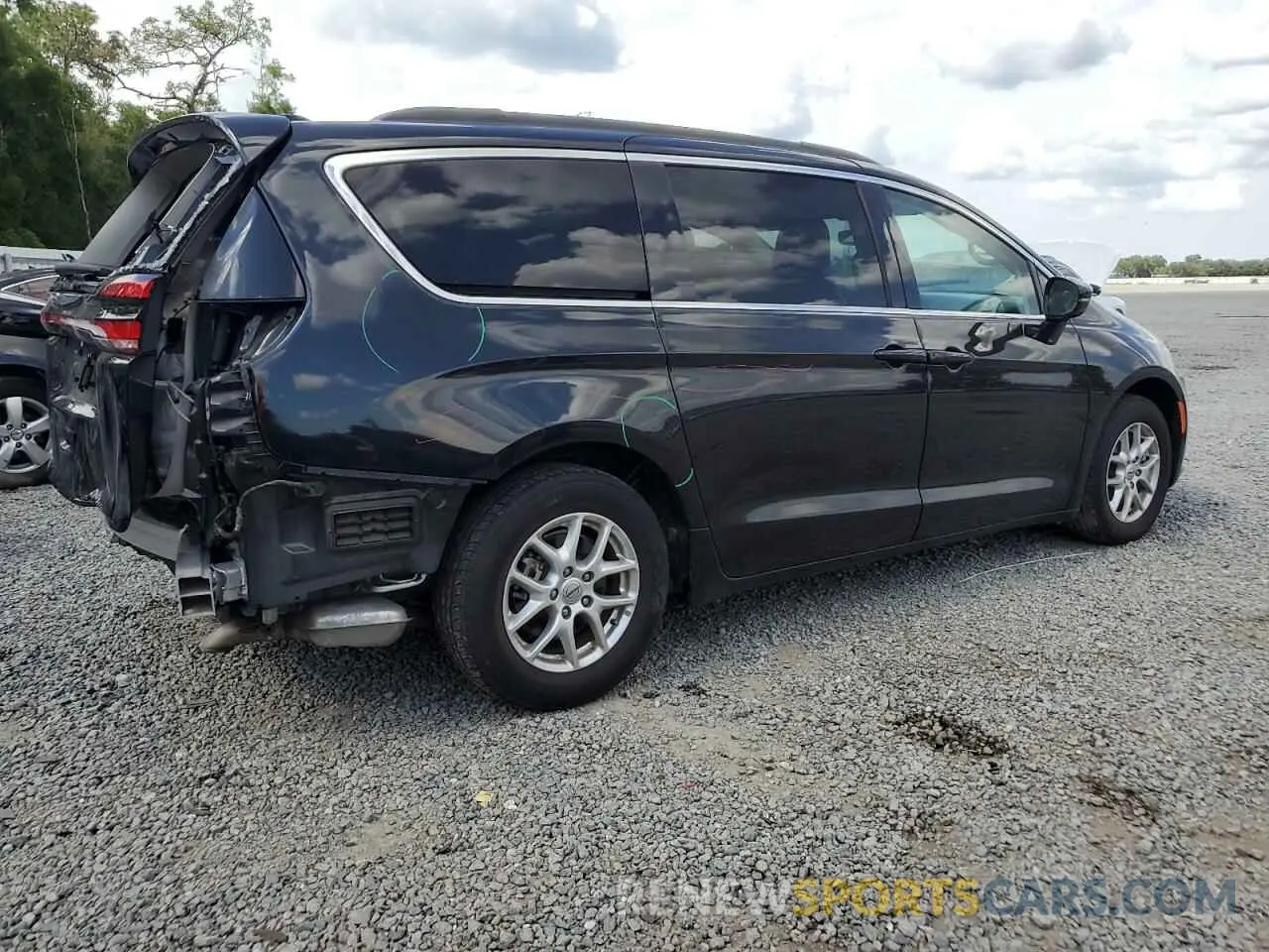 3 Photograph of a damaged car 2C4RC1BG3NR116904 CHRYSLER PACIFICA 2022
