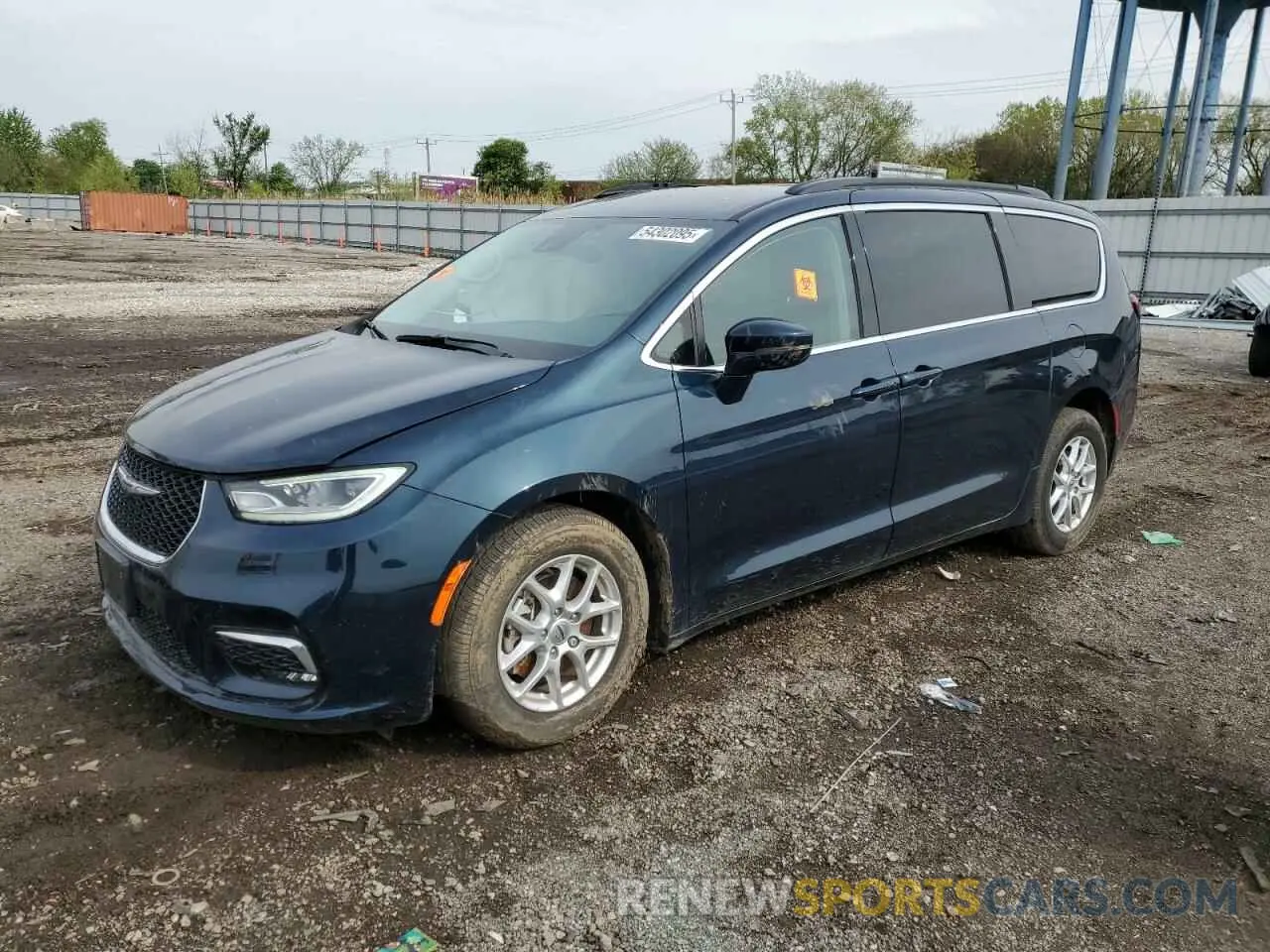1 Photograph of a damaged car 2C4RC1BG3NR155394 CHRYSLER PACIFICA 2022