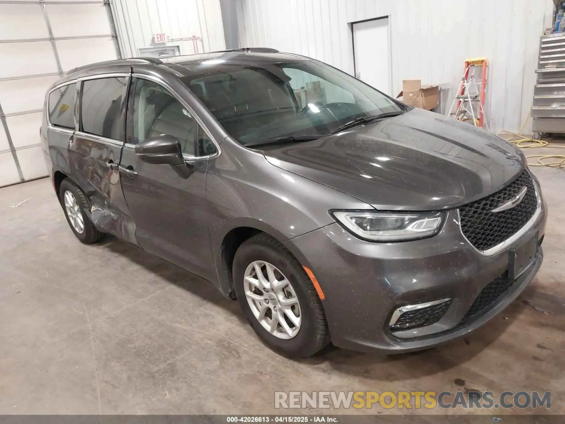 1 Photograph of a damaged car 2C4RC1BG4NR109475 CHRYSLER PACIFICA 2022