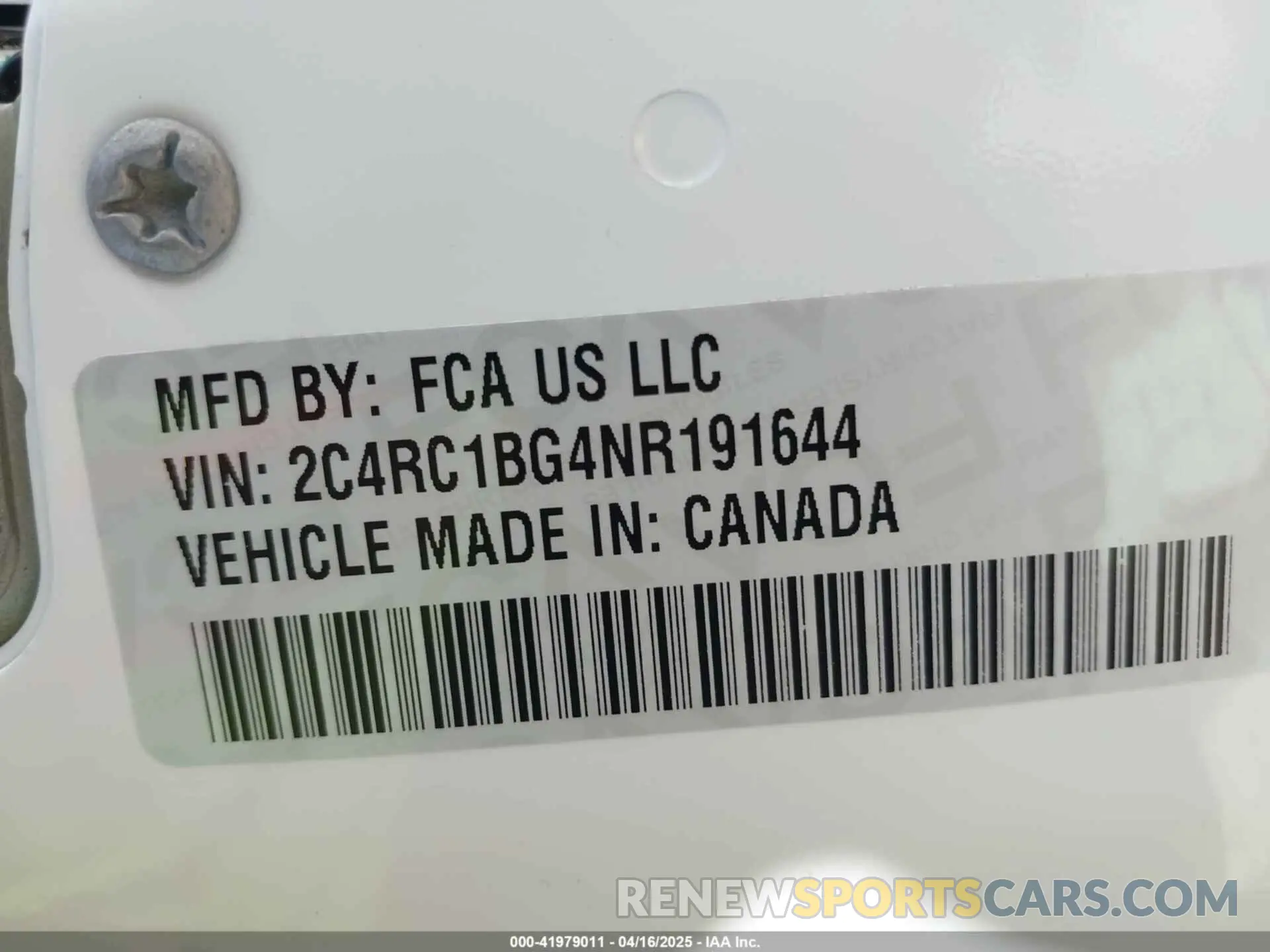 9 Photograph of a damaged car 2C4RC1BG4NR191644 CHRYSLER PACIFICA 2022