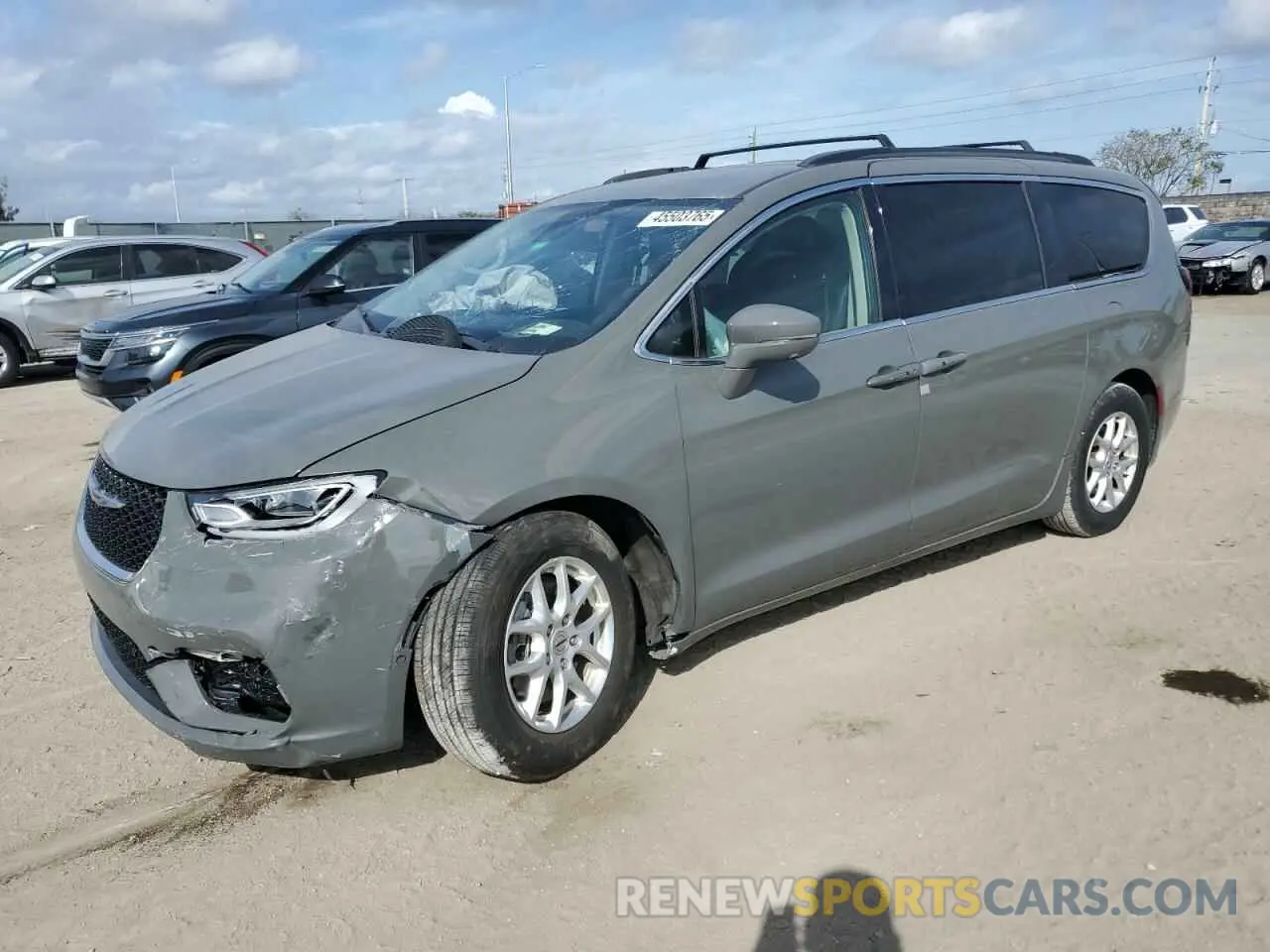 1 Photograph of a damaged car 2C4RC1BG5NR123871 CHRYSLER PACIFICA 2022