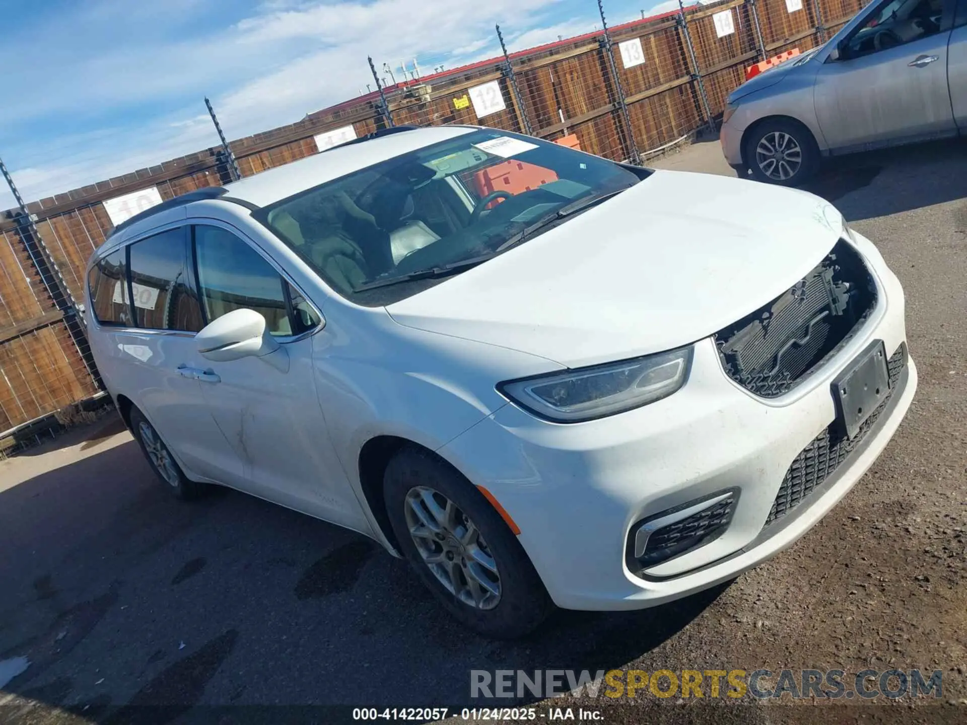 1 Photograph of a damaged car 2C4RC1BG5NR170186 CHRYSLER PACIFICA 2022