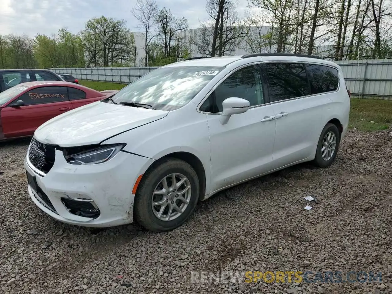 1 Photograph of a damaged car 2C4RC1BG6NR125810 CHRYSLER PACIFICA 2022