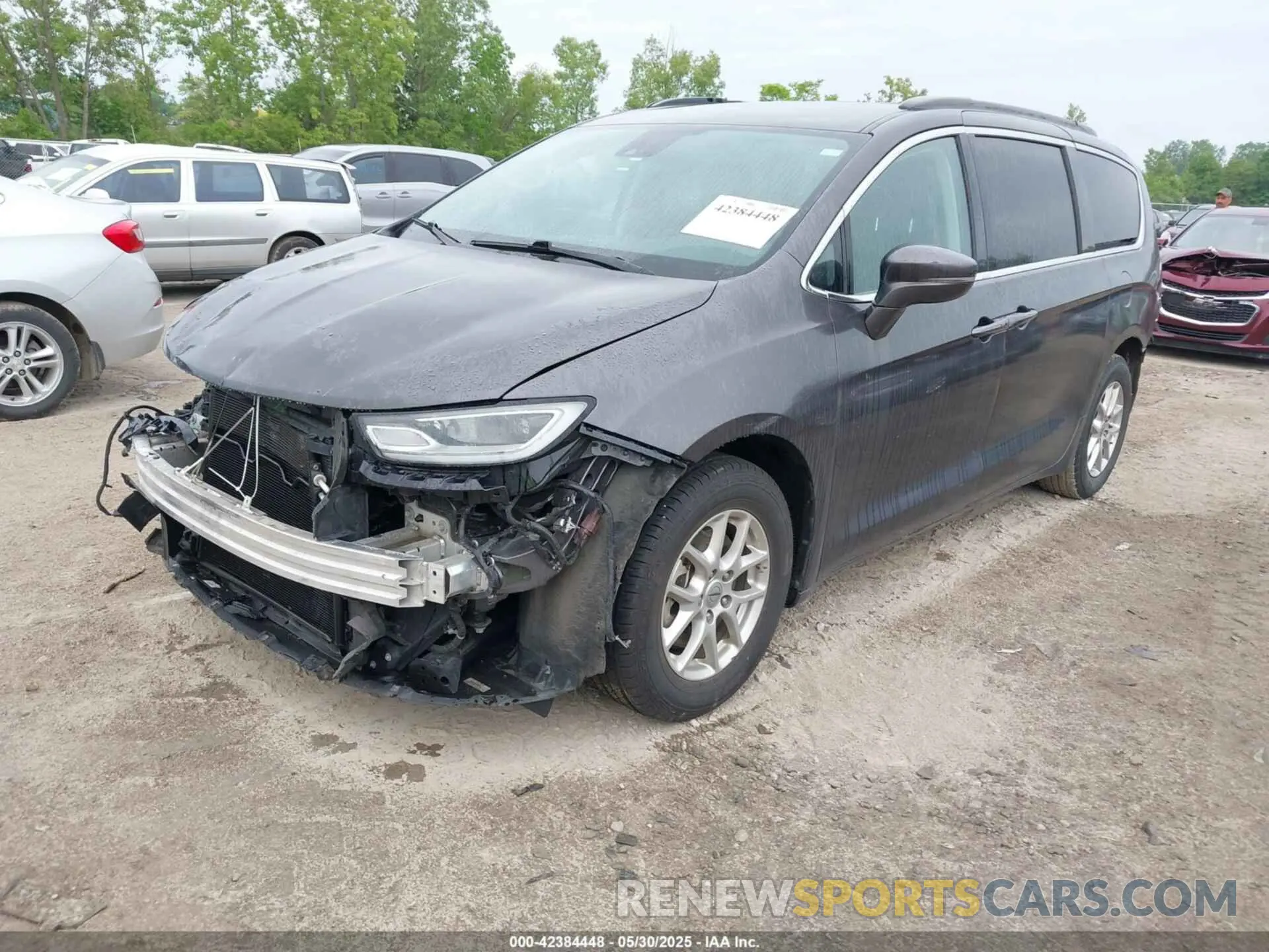 2 Photograph of a damaged car 2C4RC1BG7NR114024 CHRYSLER PACIFICA 2022