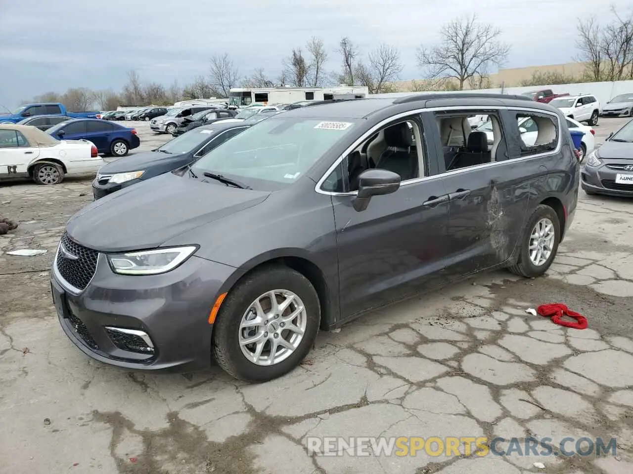 1 Photograph of a damaged car 2C4RC1BG8NR115800 CHRYSLER PACIFICA 2022
