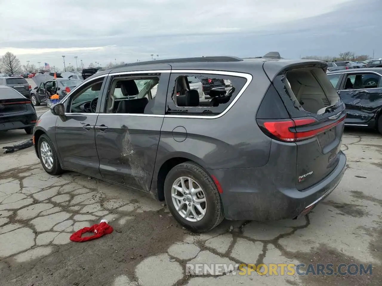 2 Photograph of a damaged car 2C4RC1BG8NR115800 CHRYSLER PACIFICA 2022
