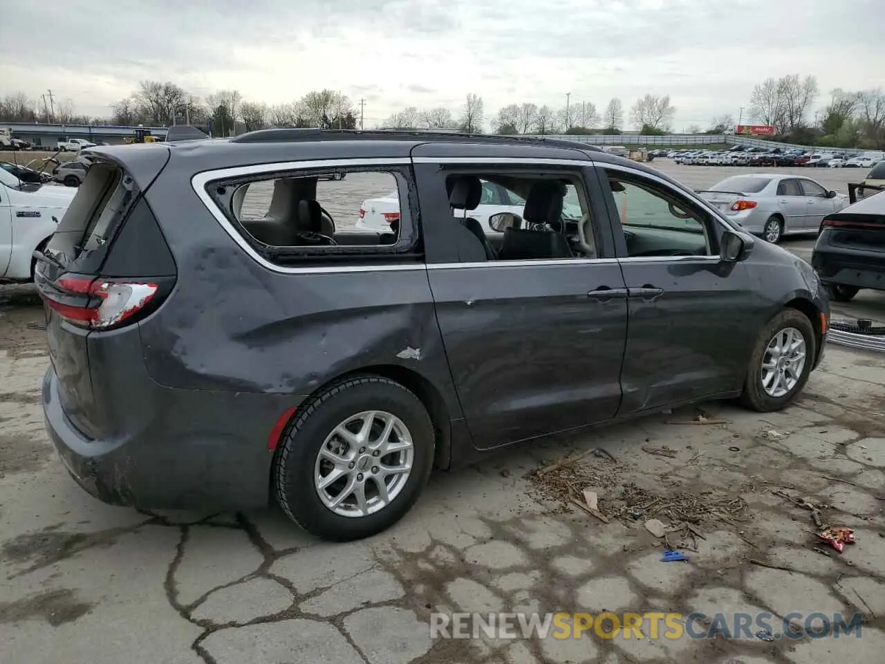 3 Photograph of a damaged car 2C4RC1BG8NR115800 CHRYSLER PACIFICA 2022