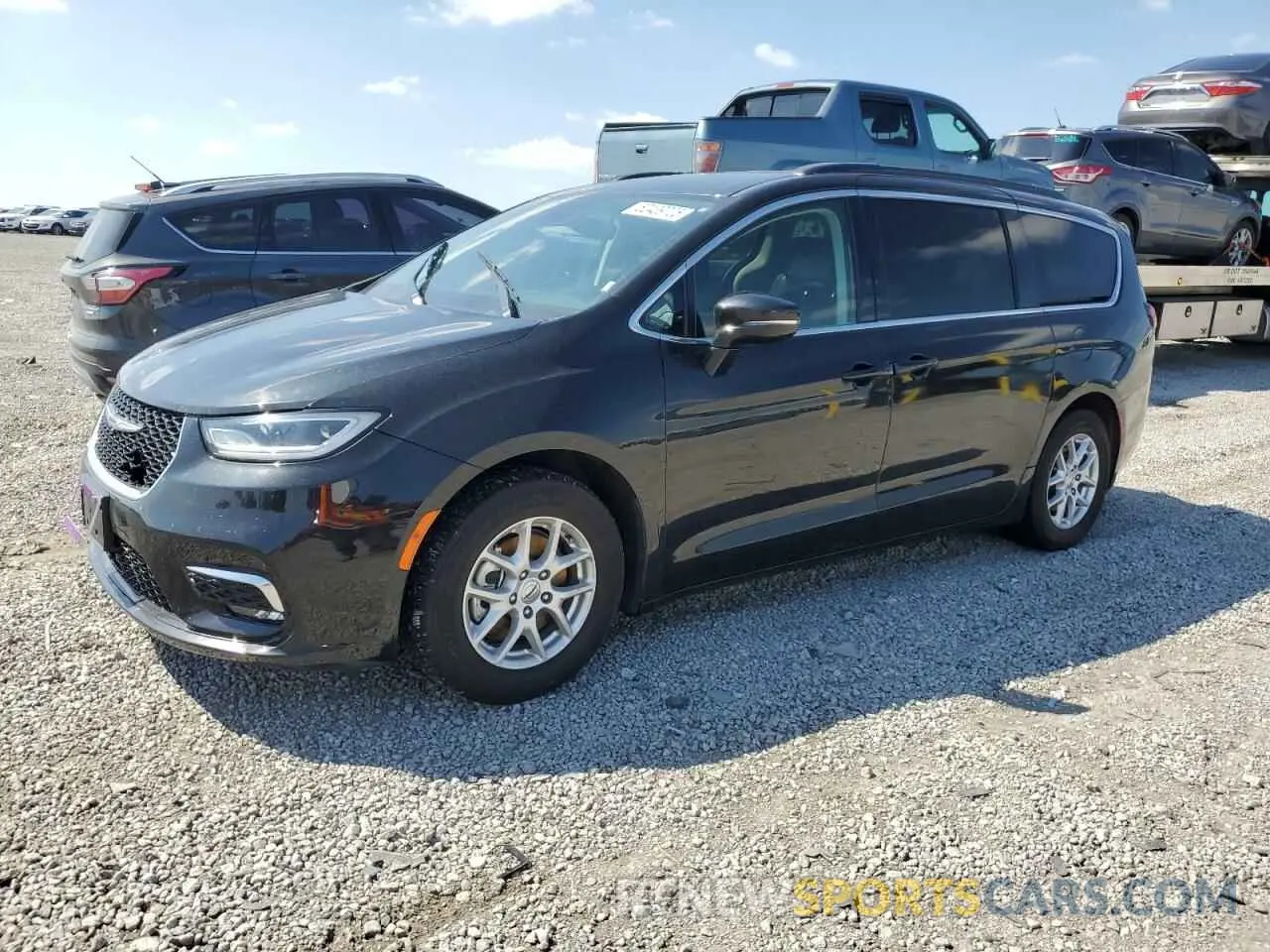 1 Photograph of a damaged car 2C4RC1BG8NR125873 CHRYSLER PACIFICA 2022