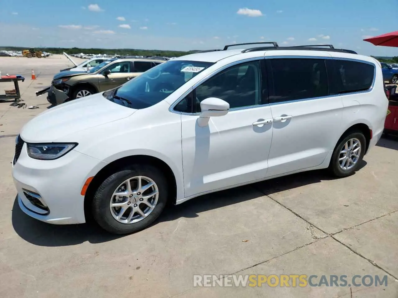 1 Photograph of a damaged car 2C4RC1BG8NR125999 CHRYSLER PACIFICA 2022